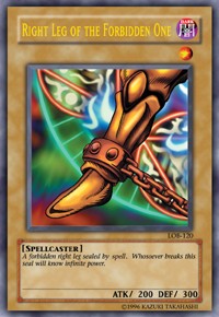 Right Leg of the Forbidden One