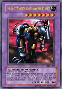 The Last Warrior from Another Planet